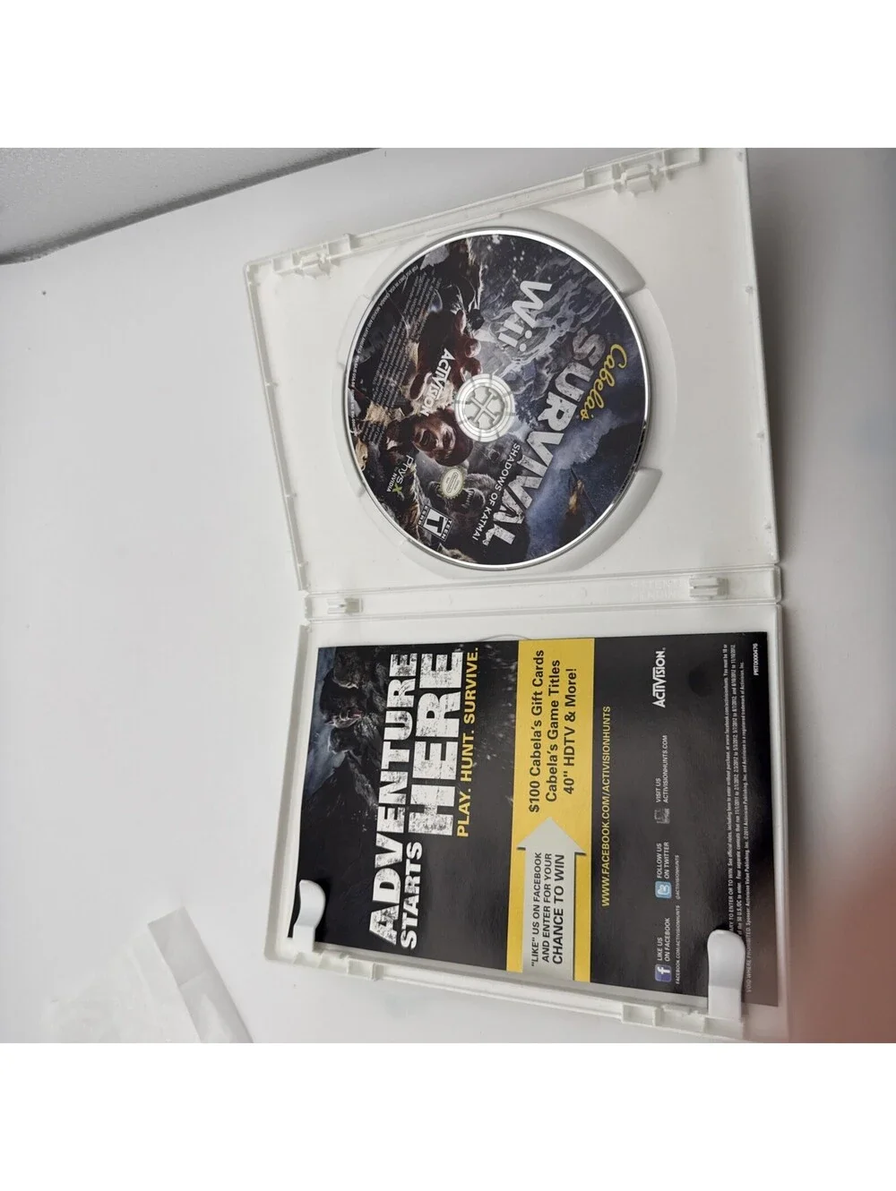 Cabela's Survival - Shadows Of Katmai (Wii, 2011) - CIB